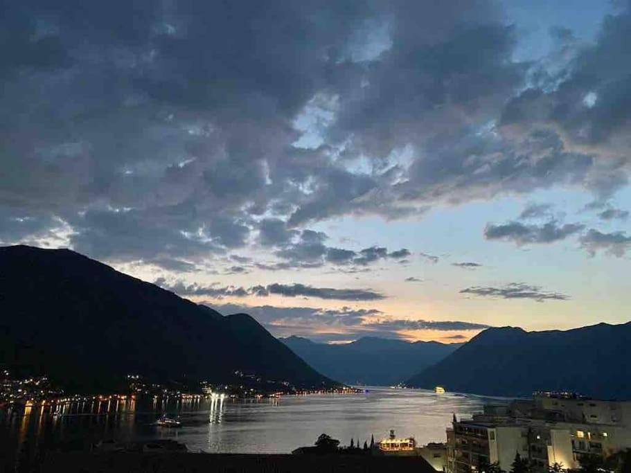 Ferienwohnung Design Flat With Impressive Boka Bay View Kotor Exterior foto